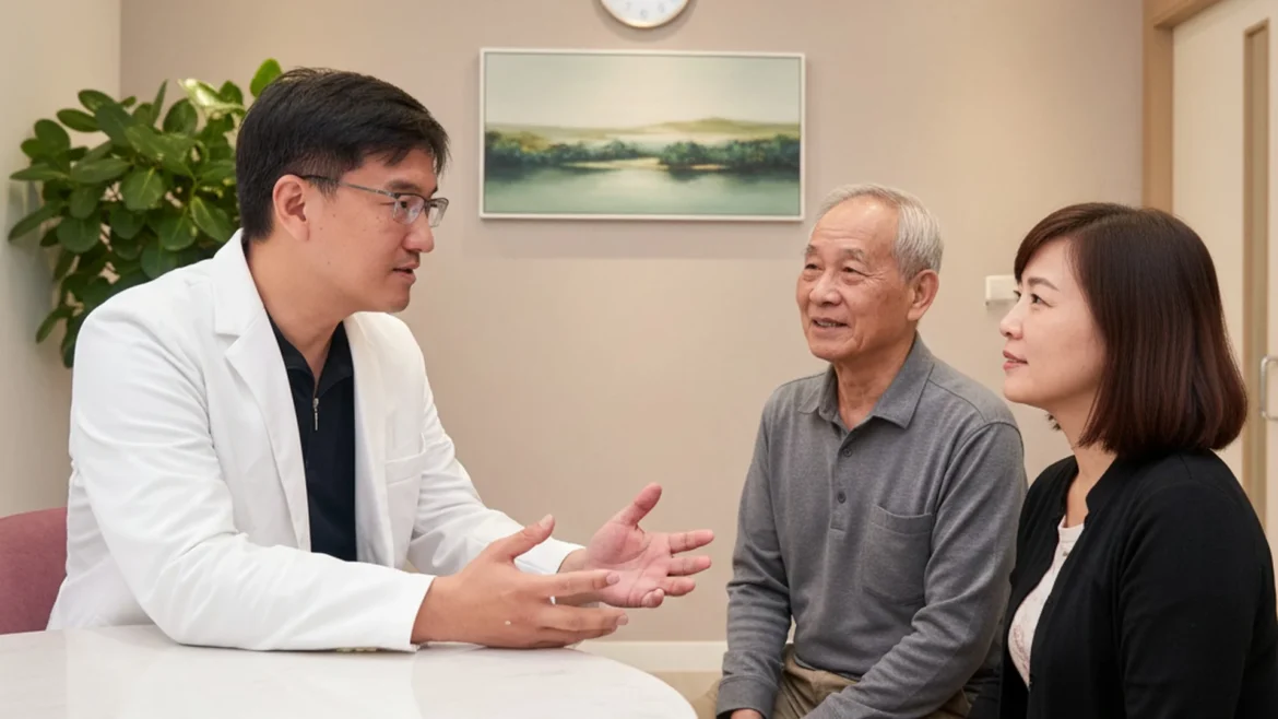 吳紹琥醫師專業說明大腸水療禁忌症，強調健康評估的重要性。