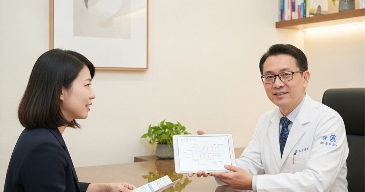 吳芮醫師說明Ultra-Z波如何溫和乳化脂肪，進行精細雕塑。